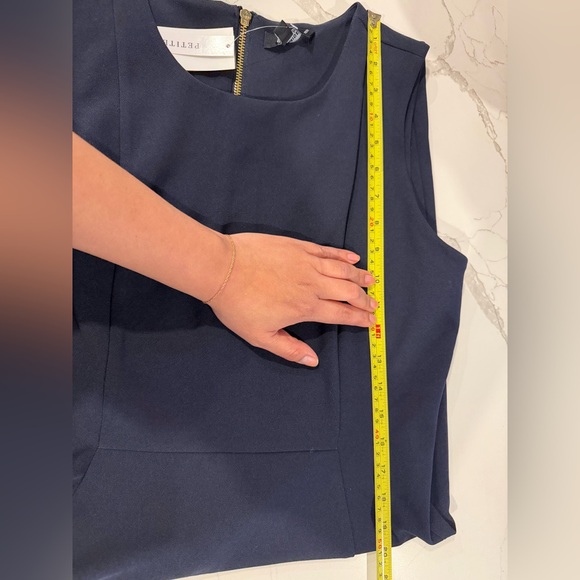 Premise Blue Sleeveless Sheath Dress Midi - Picture 8 of 8